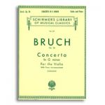 MAX BRUCH- CONCERTO IN  G MINOR,  op.26  VIOLIN & ORCHESTRA  BK HALLEONARD 50253520