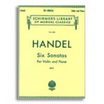 HANDEL- SIX SONATAS VIOLIN PIANO BK HALLEONARD 50259960