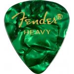 Набор медиаторов Fender 351 PREMIUM CELLULOID GREEN MOTO HEAVY 098-0351-971
