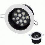 LED светильник Technoled 12W (хол. белый) Код: 30063