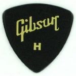 Медиатор Gibson APRGG-73H 1/2 GROSS BLACK WEDGE STYLE/HEAVY