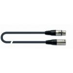 Микрофонный кабель, серия STRIX, черный, Cannon XLR мама- XLR папа, длина 5 м QUIK LOK MX775-5 212099