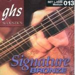 Струны для акустической гитары GHS STRINGS LJ40M LAURENCE JUBER SIGNATURE SERIES MEDIUM
