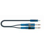 Аудио кабель (адаптер) - 2 Mono Jack Male - Stereo Mini Jack QUIK LOK RKSA140-2 213419