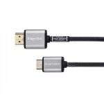 Готовый кабель HDMI - mini HDMI штек.-штек. (A-C) 1.8m Kruger&Matz KM0325