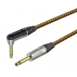 Готовый инструментальный кабель Roxtone TGJJ310L3, 1x0.22 кв.мм, вн.диаметр 6,5 мм, 3 м