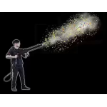 Ручной генератор конфетти Disco Effect D-004B-2 CO2 Confetti Gun
