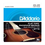 ​Струны для акустической гитары​ D`ADDARIO EFT16 FLAT TOPS LIGHT 12-53