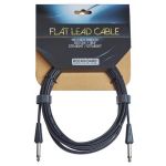 Инструментальный кабель ROCKBOARD RBO CAB FL300 BLK SS Flat Instrument Cable, straight/straight, 300 cm